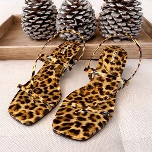 Abound- Leopard Print Kitten Heels- Size 7M